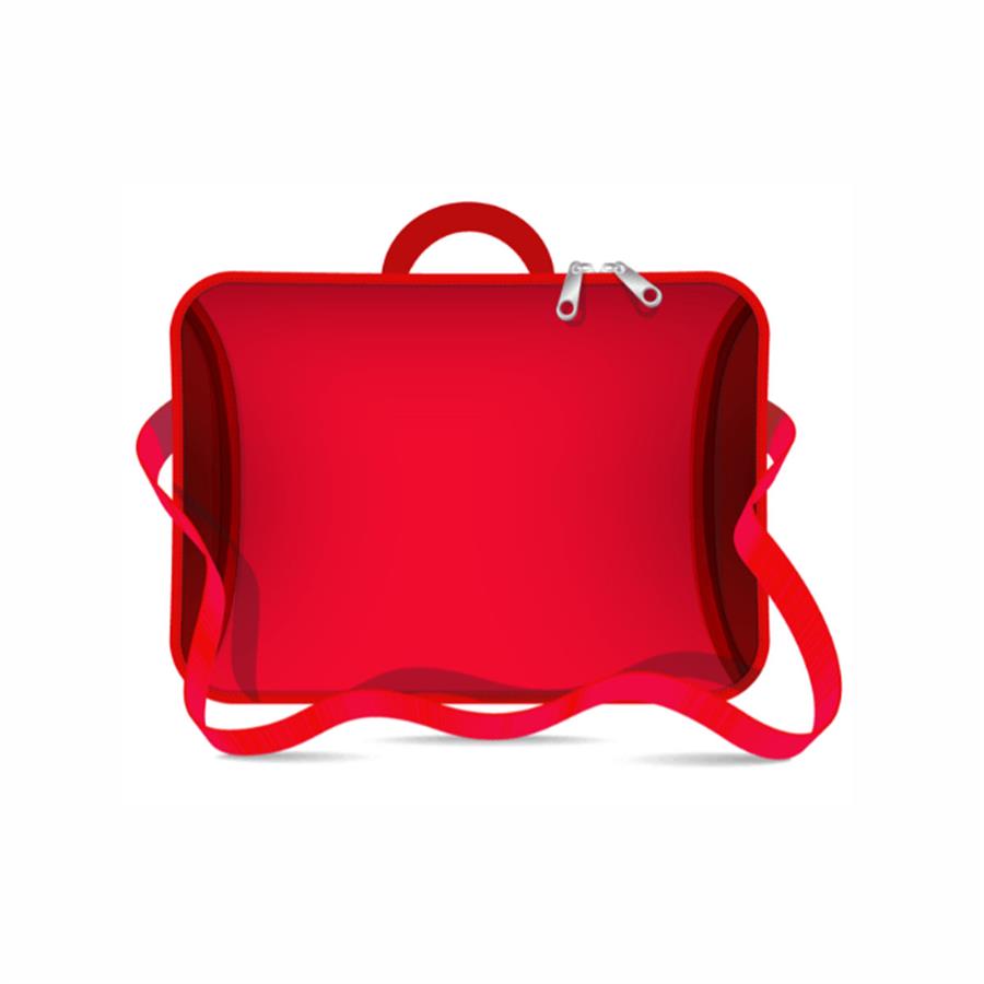Maletin porta notebook CdTek 14/15.6 Neoprene con Manija y Correa - Rojo