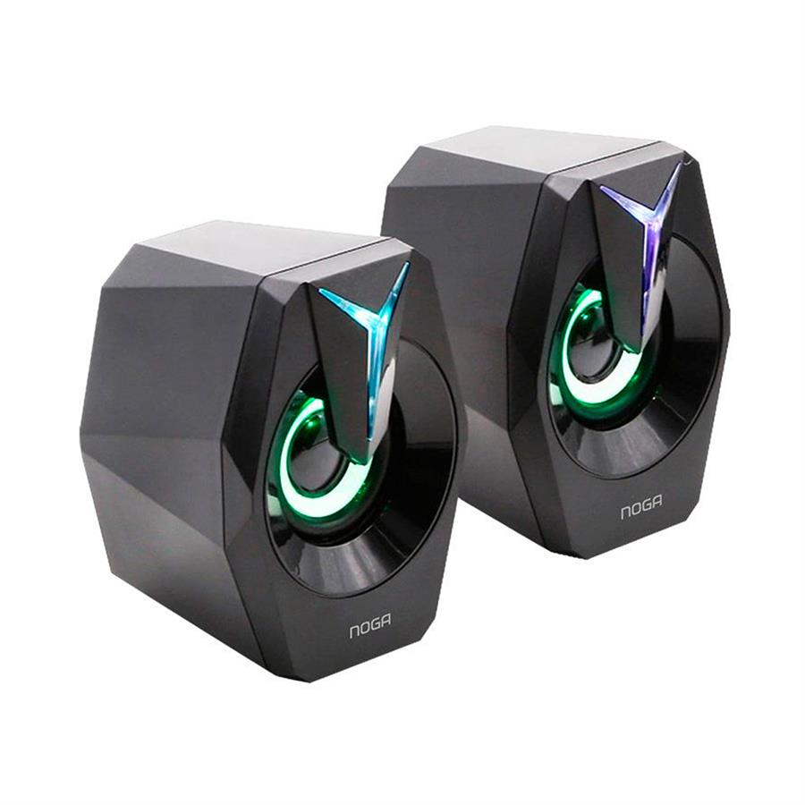 Parlante Noga Ng-92p Multimedia 2.0 Con Leds