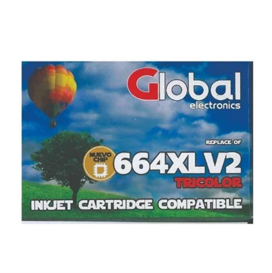 Cartucho De Tinta Compatible Hp 664xl Color Global
