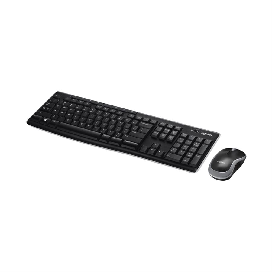 Kit Teclado + Mouse Logitech Mk270 Wireless Black