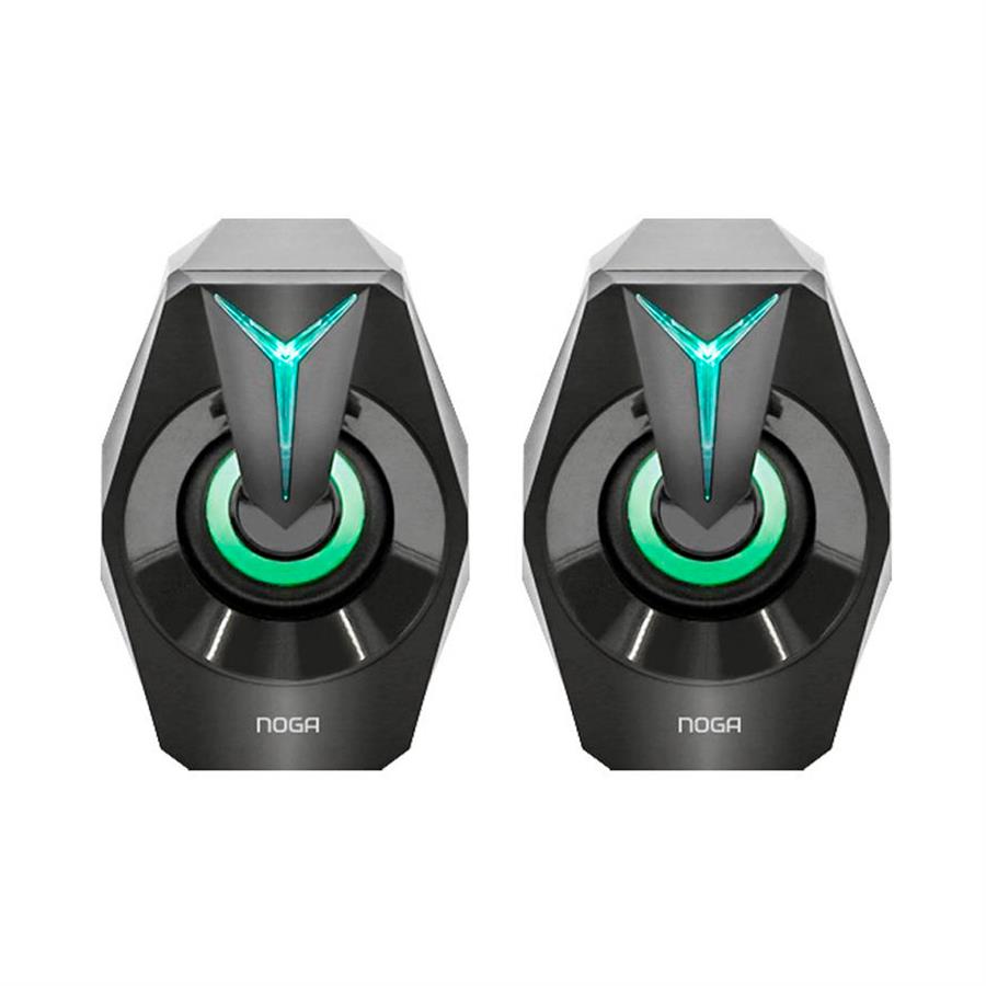 Parlante Noga Ng-92p Multimedia 2.0 Con Leds