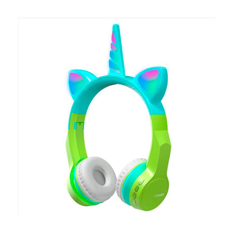 Auricular Noga Ng-C474bt Aris Bluetooth Verde-Celeste