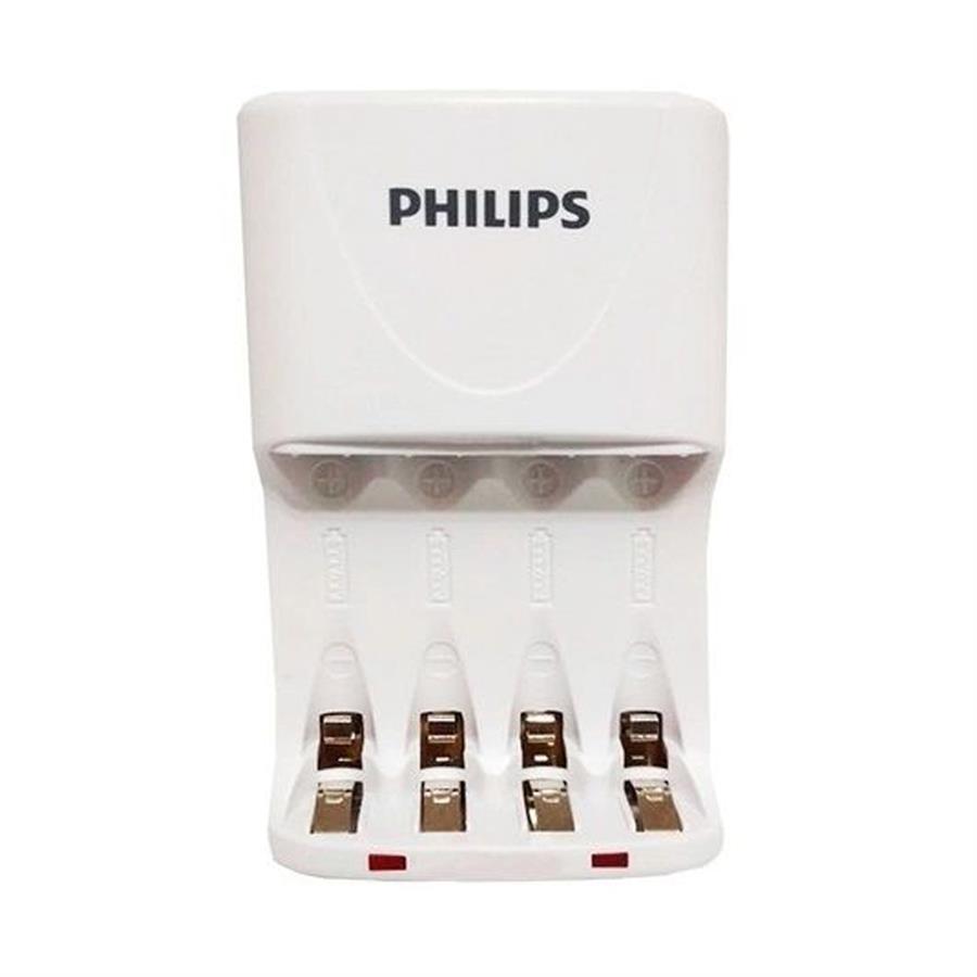 Cargador De Pilas Philips Scb2440nb/97 Para Pilas Aa Y Aaa (Pilas No Incluidas)