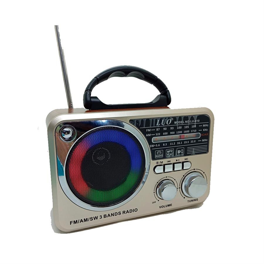 Radio Parlante LUO-810 Con luz RGB