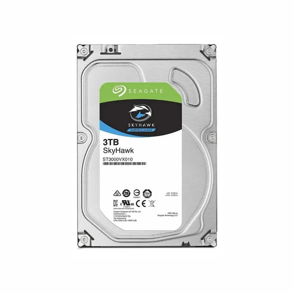 Disco Rigido Seagate 3tb Skyhawk 64mbps