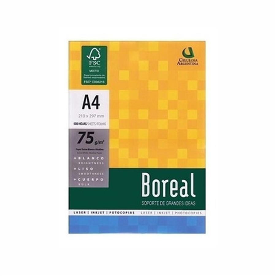 Resma A4 Boreal 75 Grs