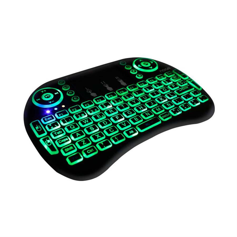 Mini Teclado Inalámbrico Retroiluminado Noga Nkb-K2r