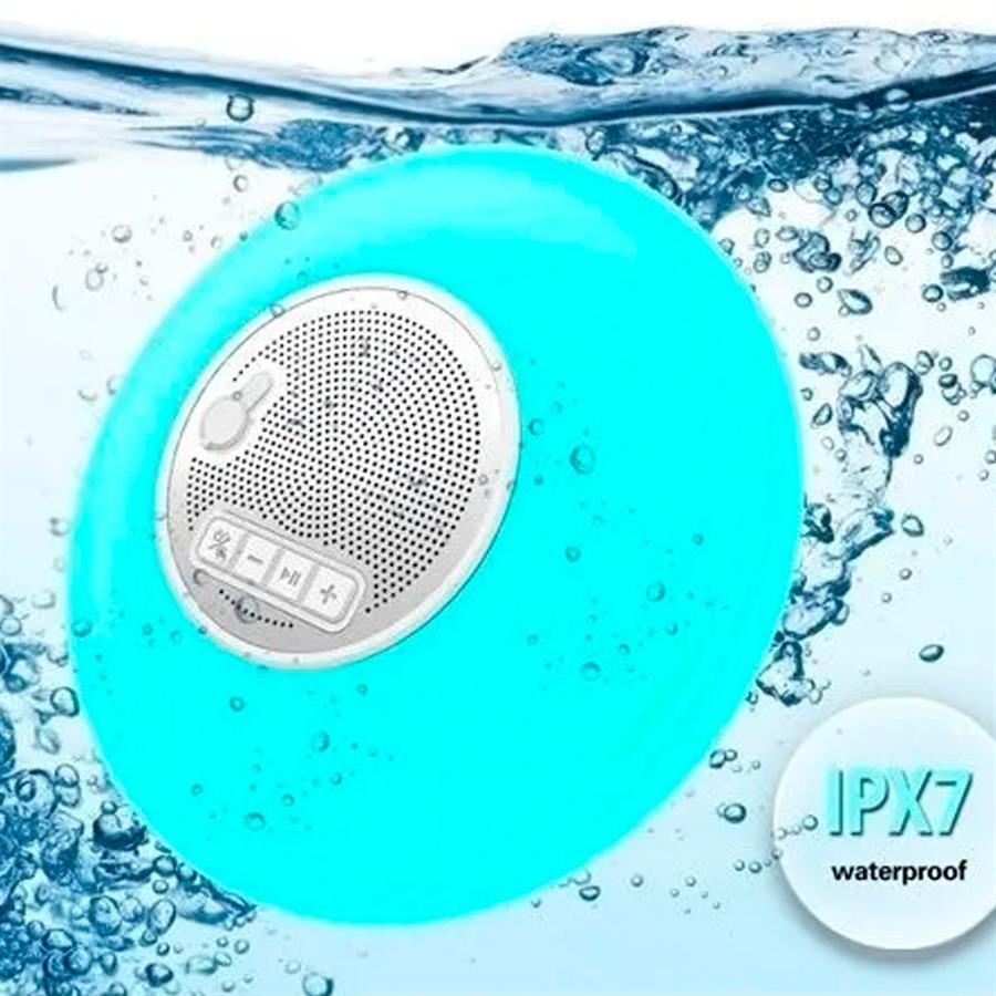 Parlante Flotante Ipx7 Bluetooth Luces Led Pileta Piscina