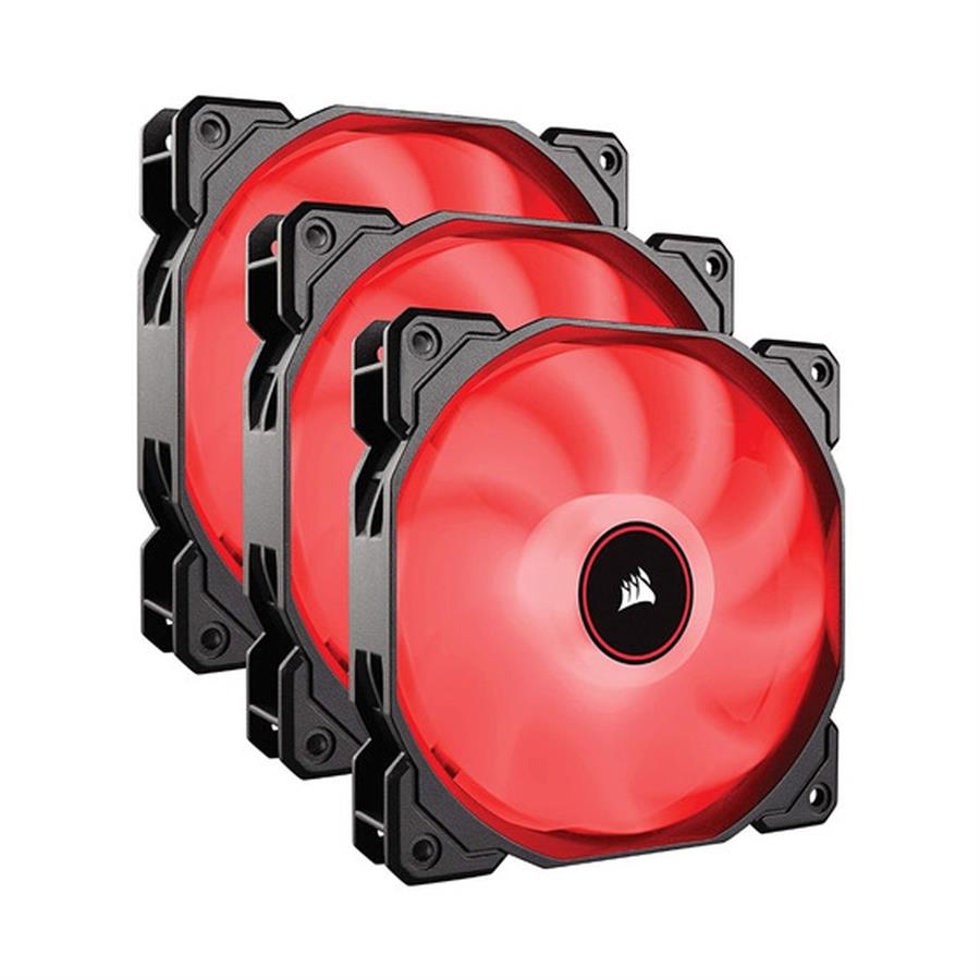 Fan Cooler Corsair Af120 Led Air Series Red 120mm Fan Pack X3