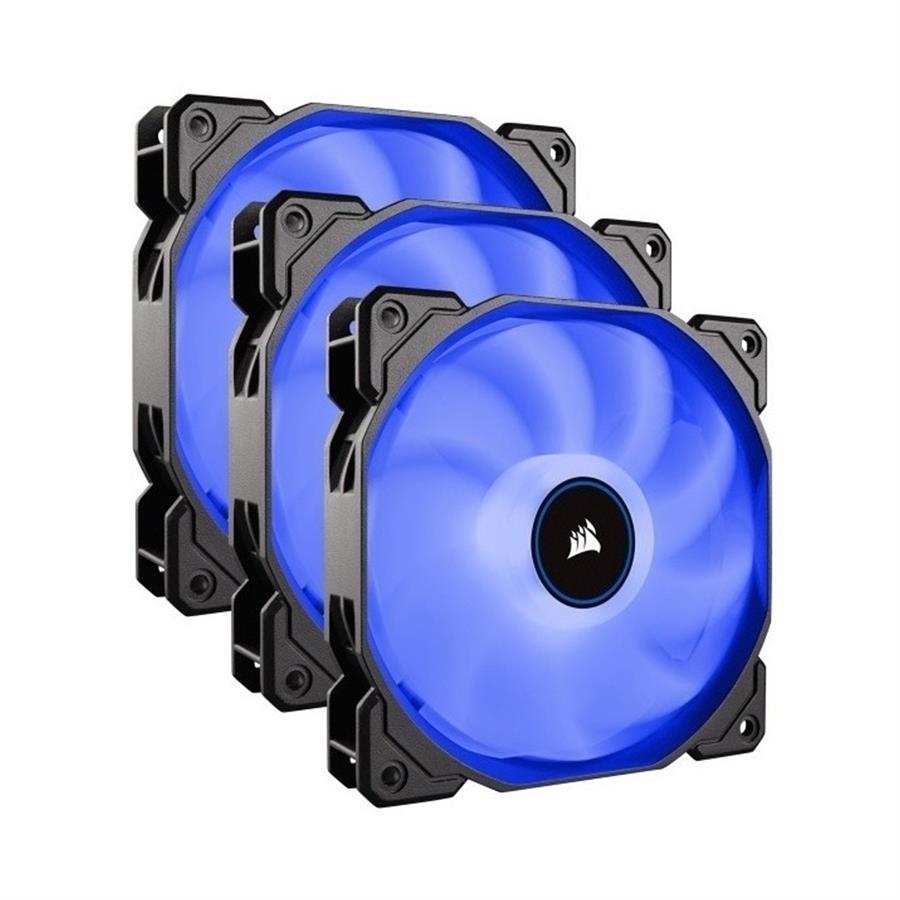Fan Cooler Corsair Af120 Led Air Series Blue 120mm Fan Pack X3