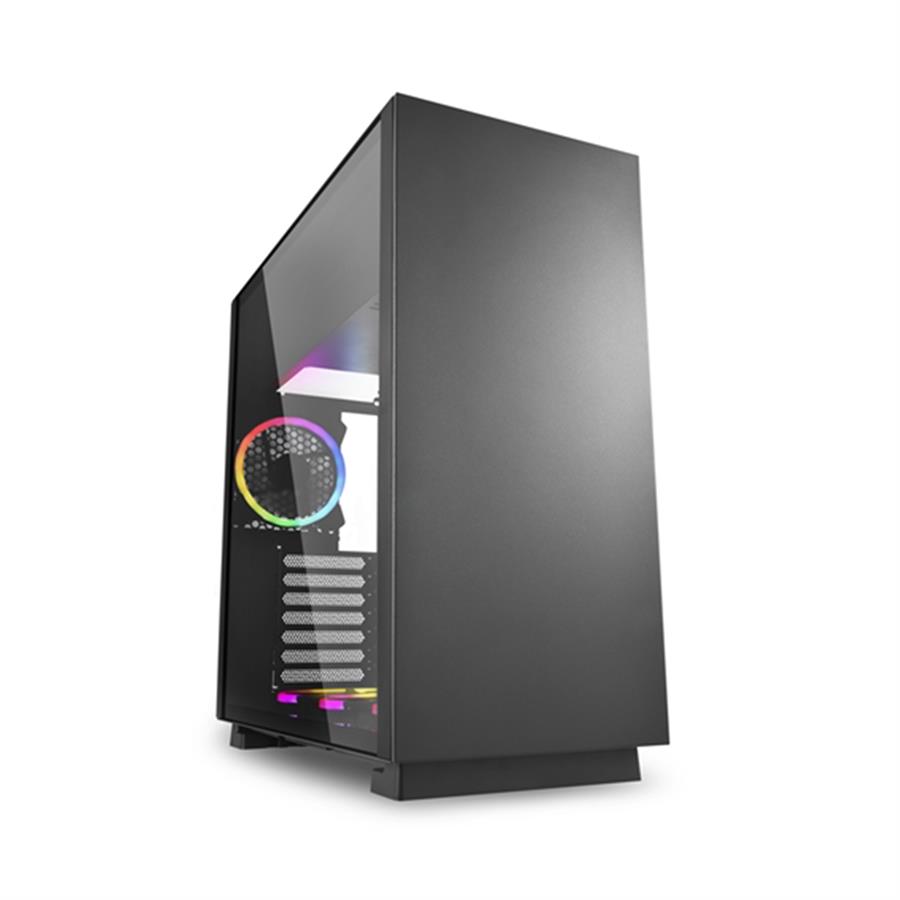 Gabinete Sharkoon Pure Steel Black Rgb Atx