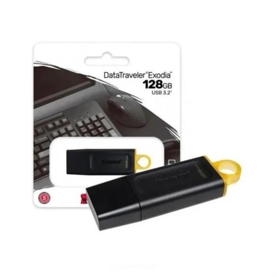 Pendrive Kingston 128gb Data Traveler Exodia Usb 3.2