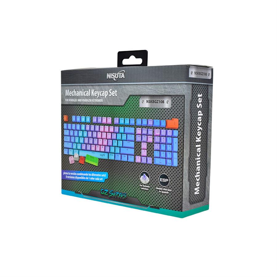 Kit 108 Keycaps Nisuta NSKBGZ108 - Naranja