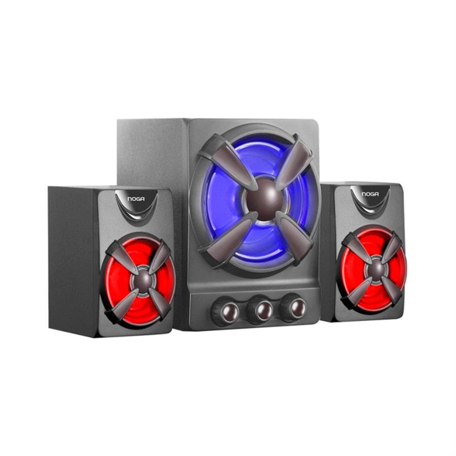 Parlantes Multimedia Noga Party 2.1 LED NG-650P