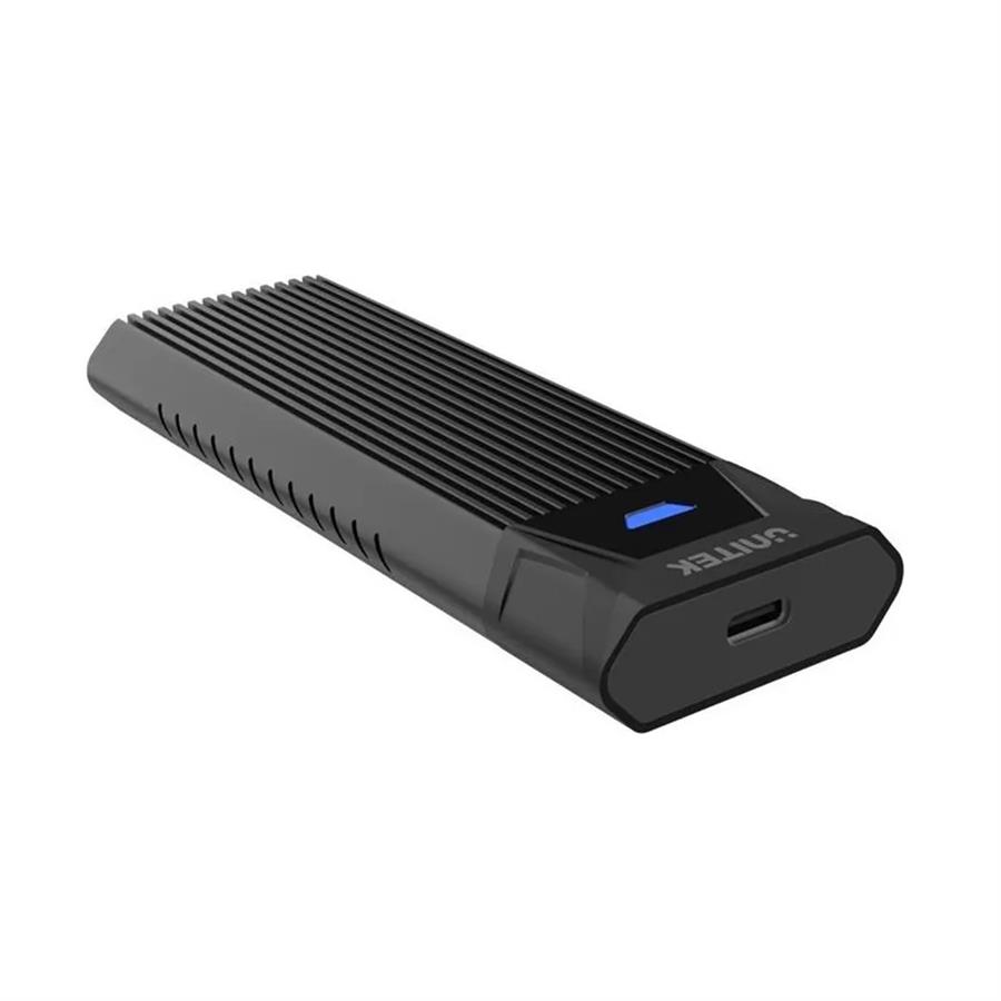 CH-UK-S1203ABK Carry Disk Caja Externa SSD M.2 NVMe Usb 3.1 Gen2 Tipo-C Unitek Con Led