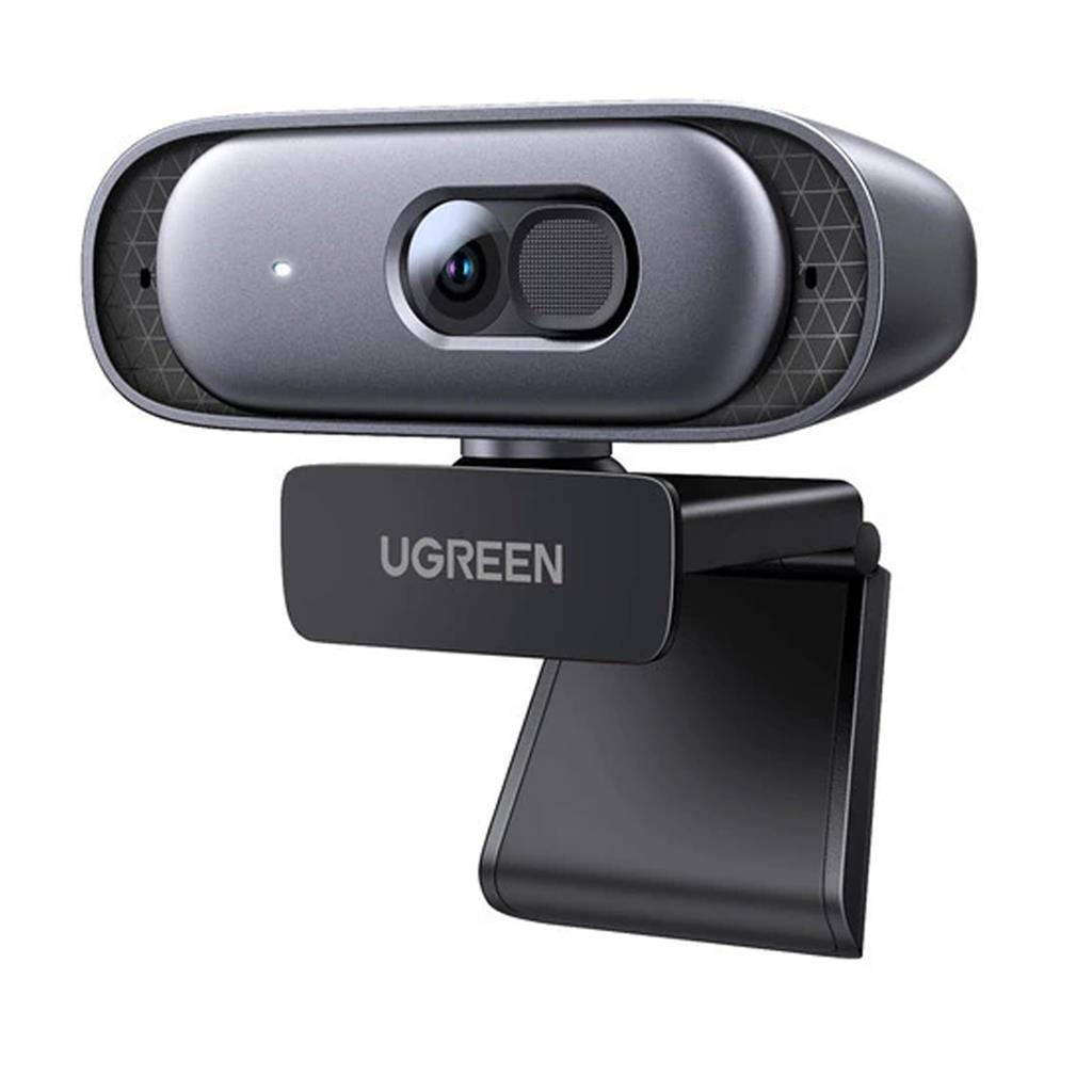 Webcam Ugreen 2K HD USB Cm778 Con Micrófono Y Tapa De Privacidad