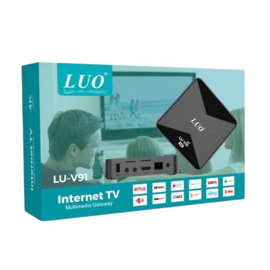 Convertidor Smart TV Box Luo V90 Android Smart 4K Wifi 512gb