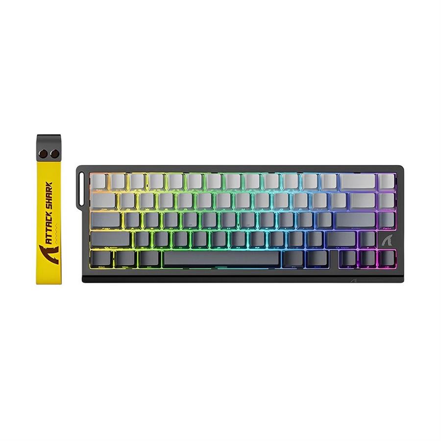 Teclado Gamer Mecánico Attack Shark X68 HE 60% RGB 8K USB-C Con Interruptores Magnéticos Inglés