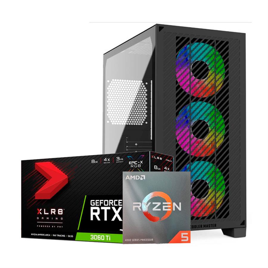 Pc Amd Ryzen 5 4500 16gb 500Gb M.2 Rtx 3060Ti (Outlet)