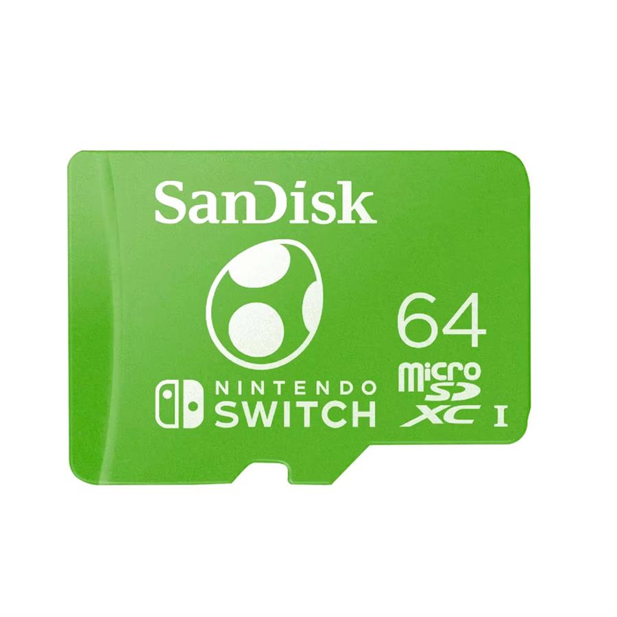 Tarjeta De Memoria Micro Sd Sandisk Nintendo Switch 64Gb Sdsqxao-064G-Gn6Zn