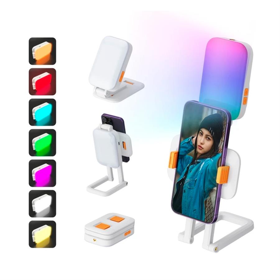 Led-Hx1502 Luz Led Portatil Recargable Rgb