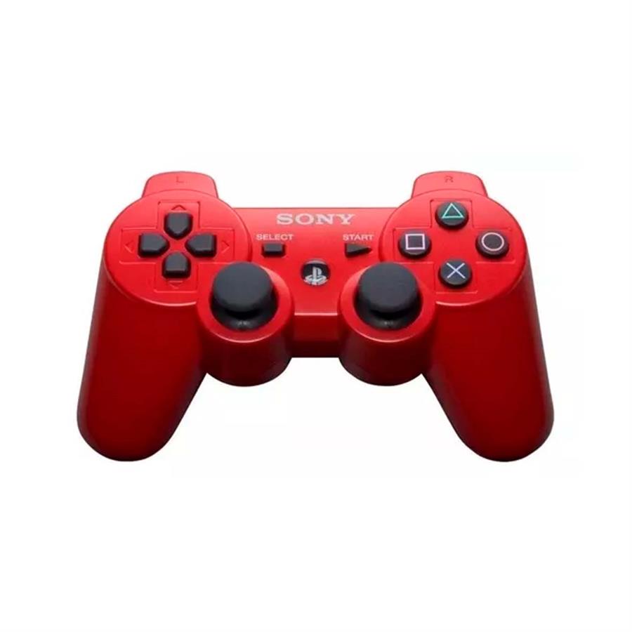 Joystick Simil Sony Ps3 inalámbrico Rojo