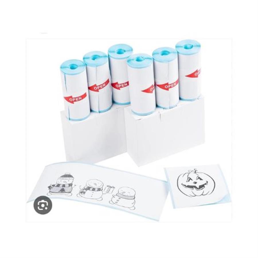 Dyj-Dyz02 Papel Rollo Mini Impresora Termica Autoadhesivo x Unidad