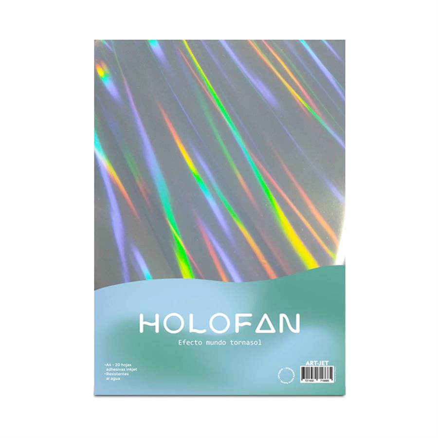 Papel Holofan Efecto Mundo Tornasol A4 20H