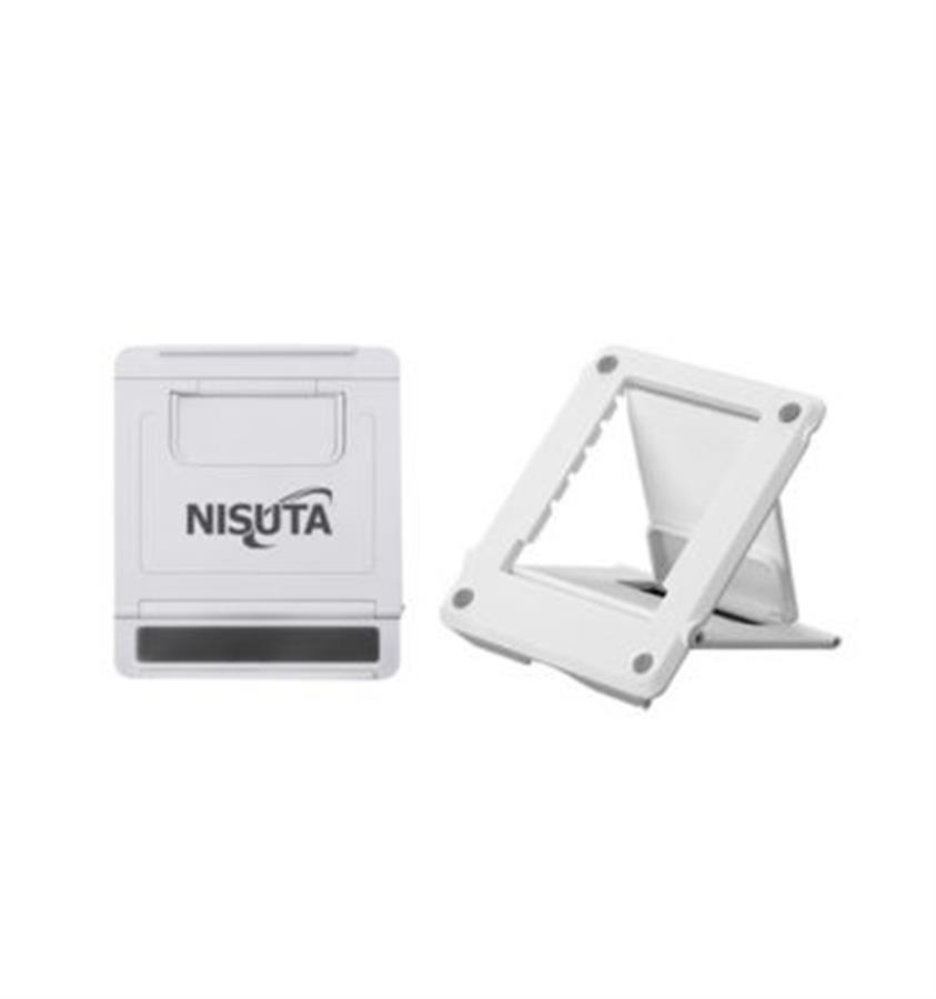 Soporte De Escritorio Nisuta Para Celular Con 5 Posiciones - Nssoceme Blanco
