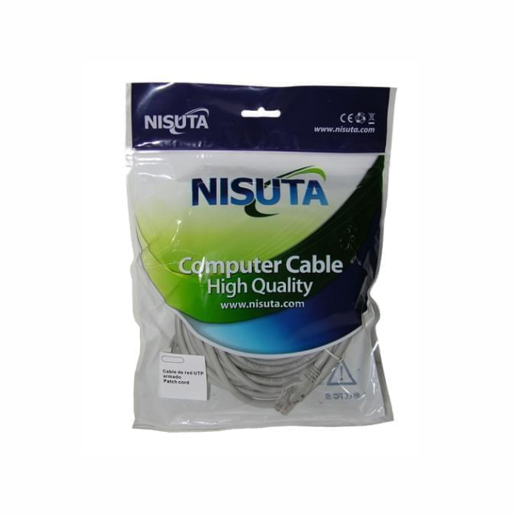 Cable De Red Nisuta 5mts NSCUTP5C